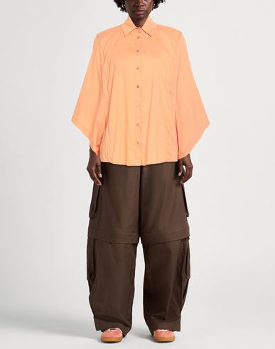 Woman Shirt Mandarin Size 4 Cotton, Polyamide, Elastane