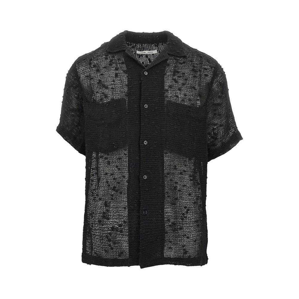 CMMN SWDN 'Dexter' cotton and linen-blend shirt Man 48