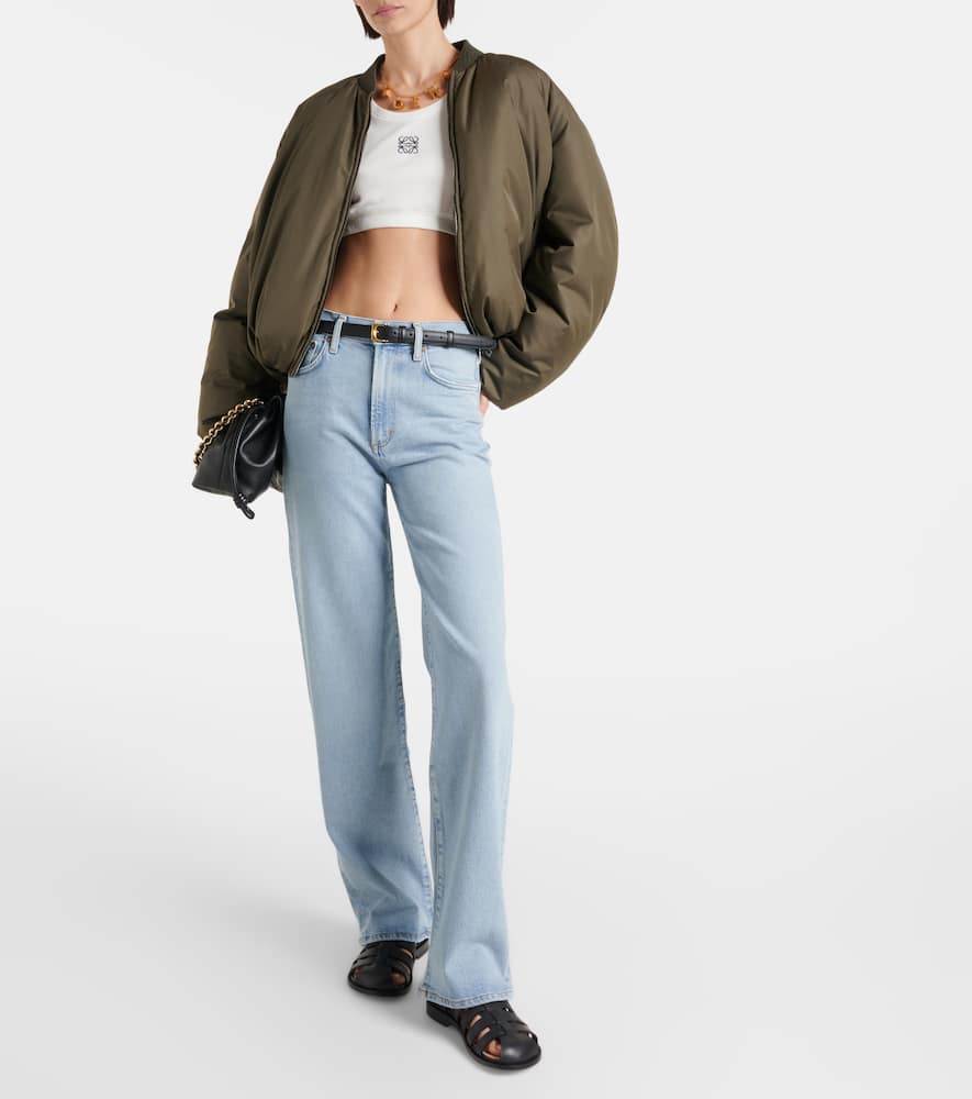 Harper mid-rise straight jeans