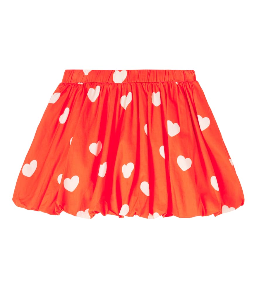 Printed cotton skirt