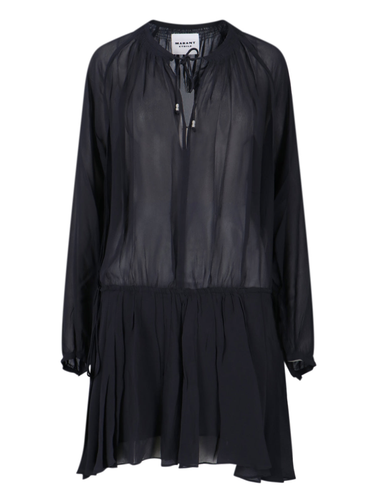 Viscose Midi Dress with Tailored Elegance