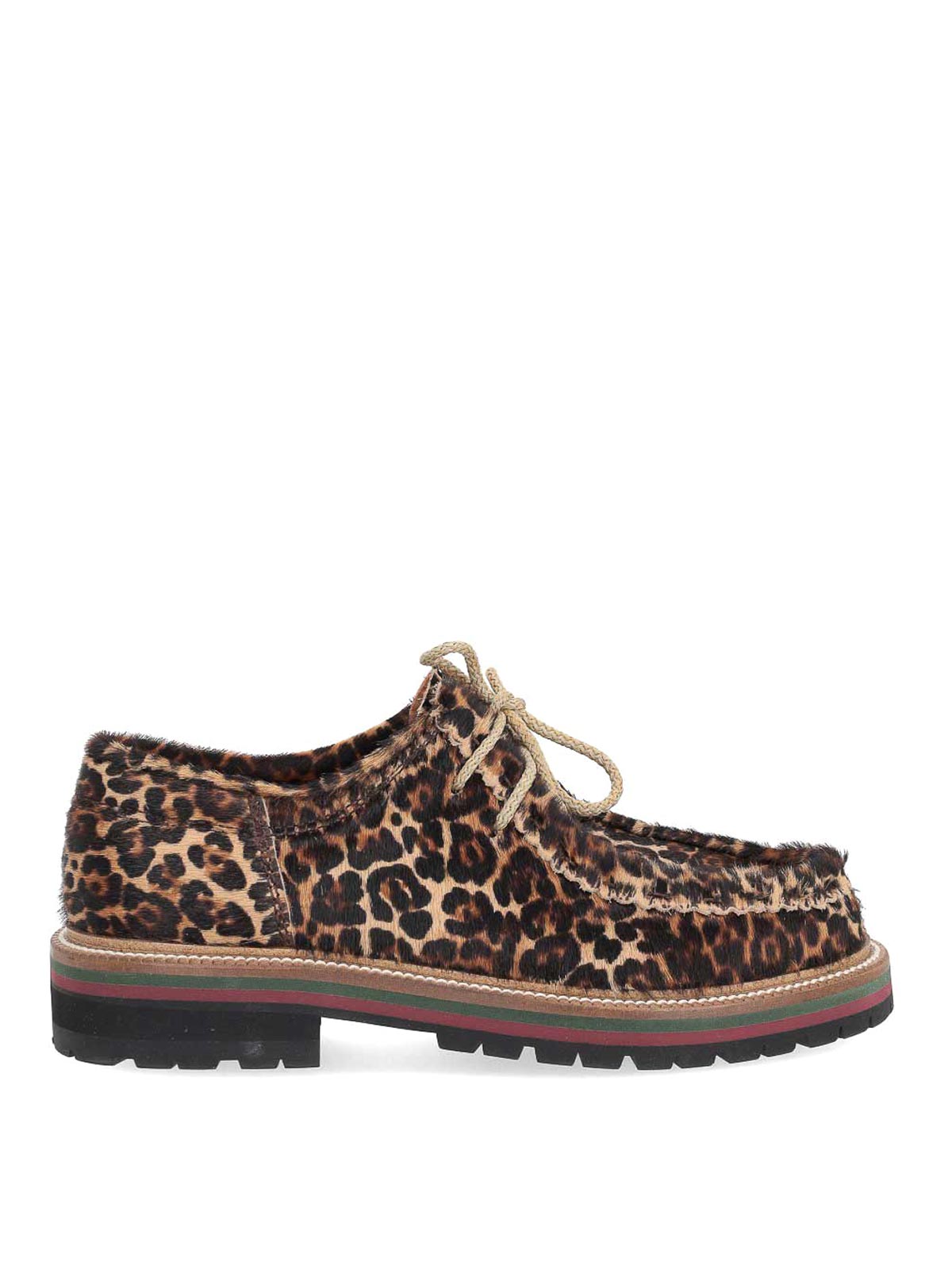 Leopard Print Round Toe Dress Shoes