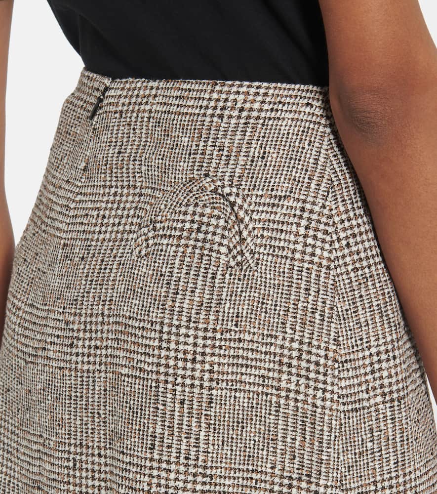 Blazé Milano Coci linen-blend miniskirt