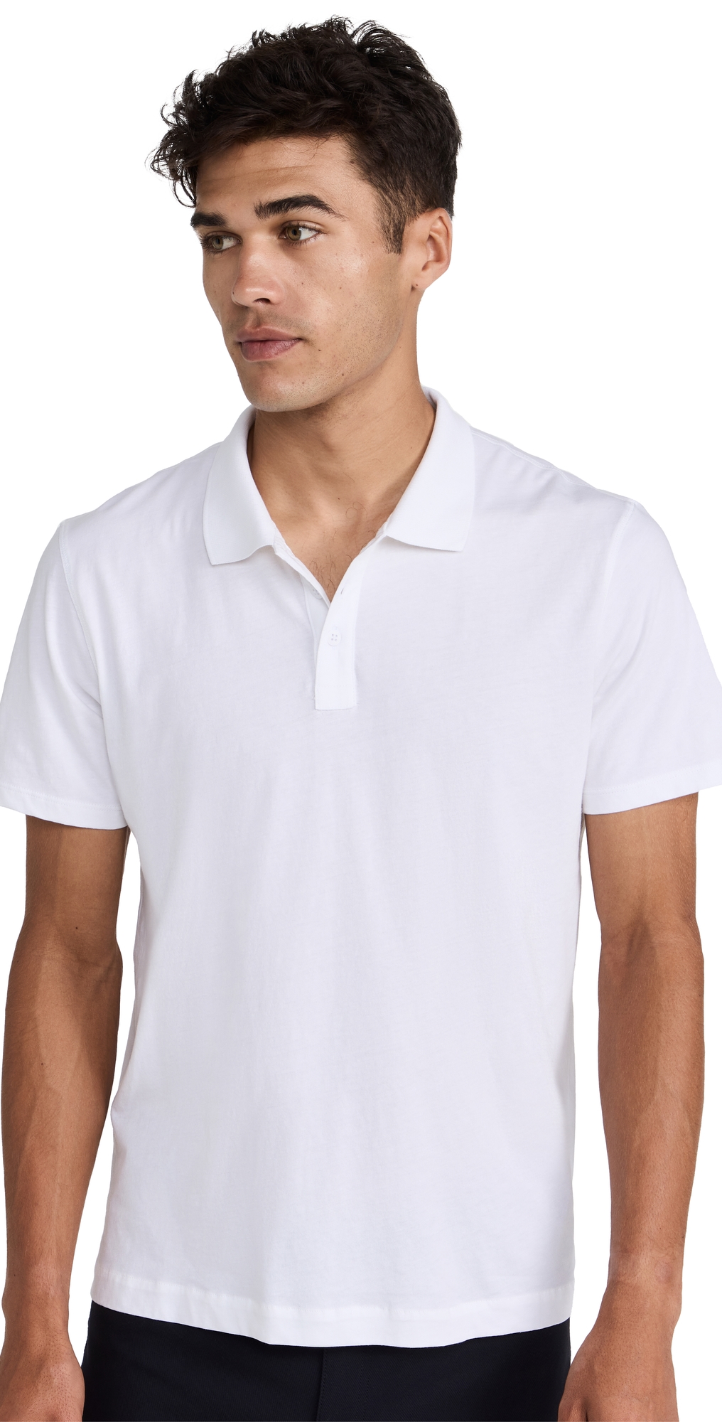 Classic Jersey Polo White