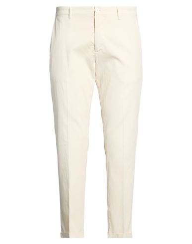 Man Pants Ivory Size 28 Cotton, Elastane