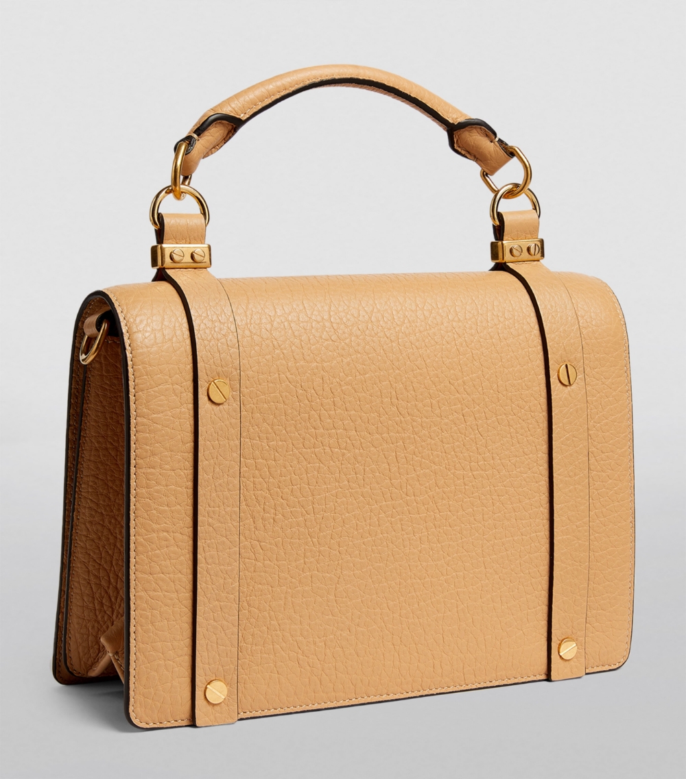 Medium Leather Ora Top-Handle Bag