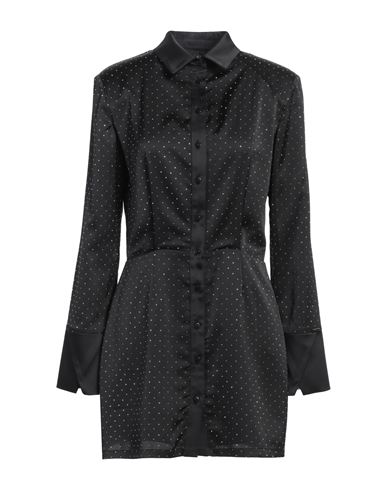 Noir Woman Mini dress Black Size 6 Polyester, Elastane