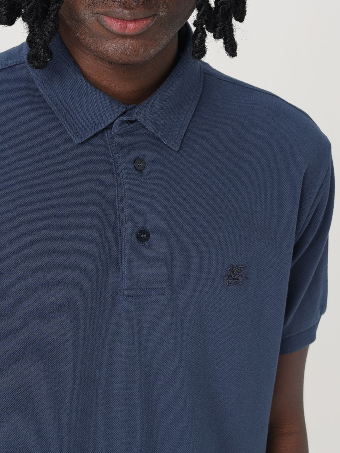 Polo Shirt Men color Blue