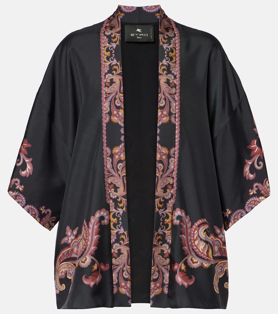 Paisley silk jacket