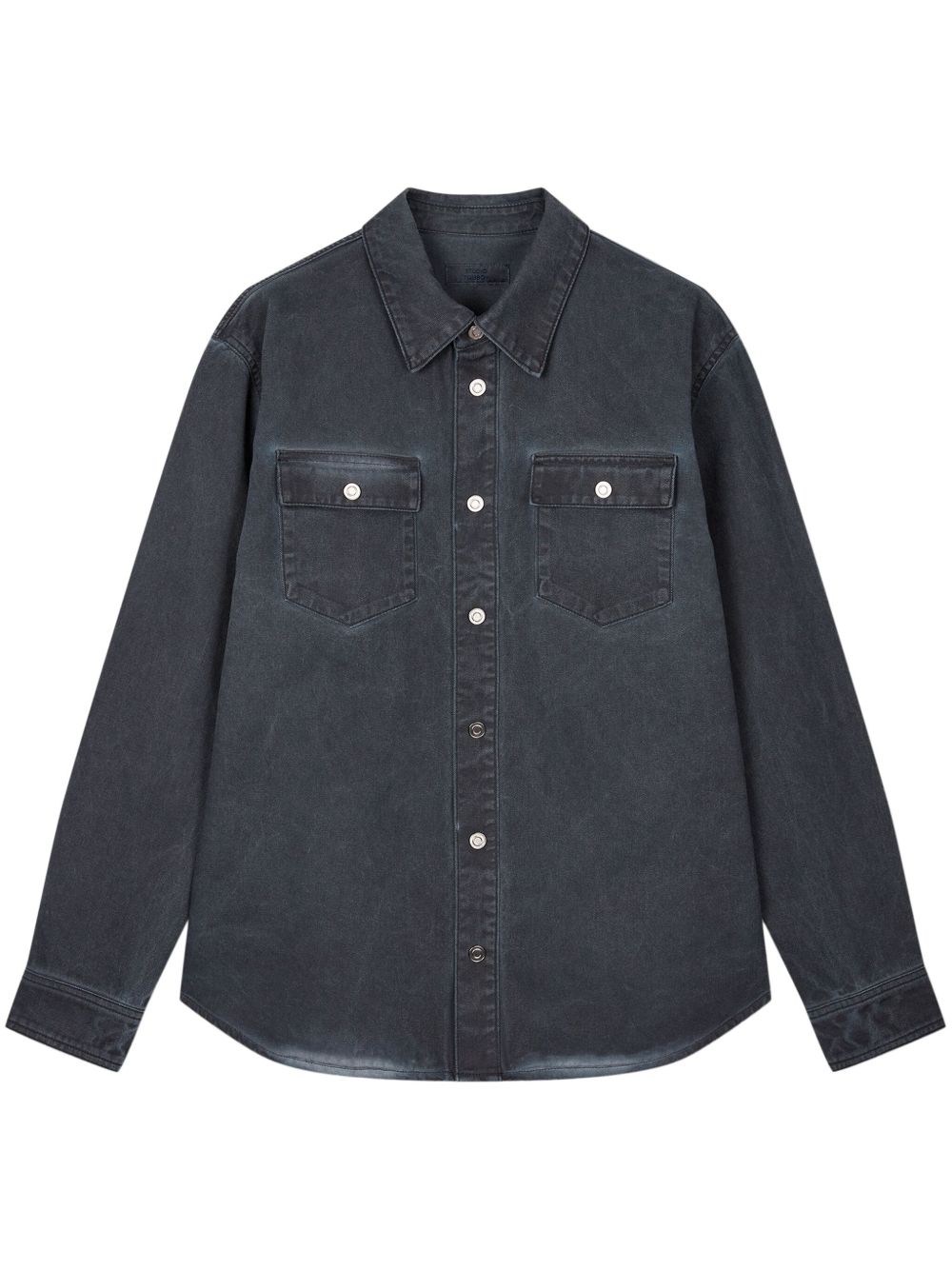 Washed-effect denim jacket - Grey