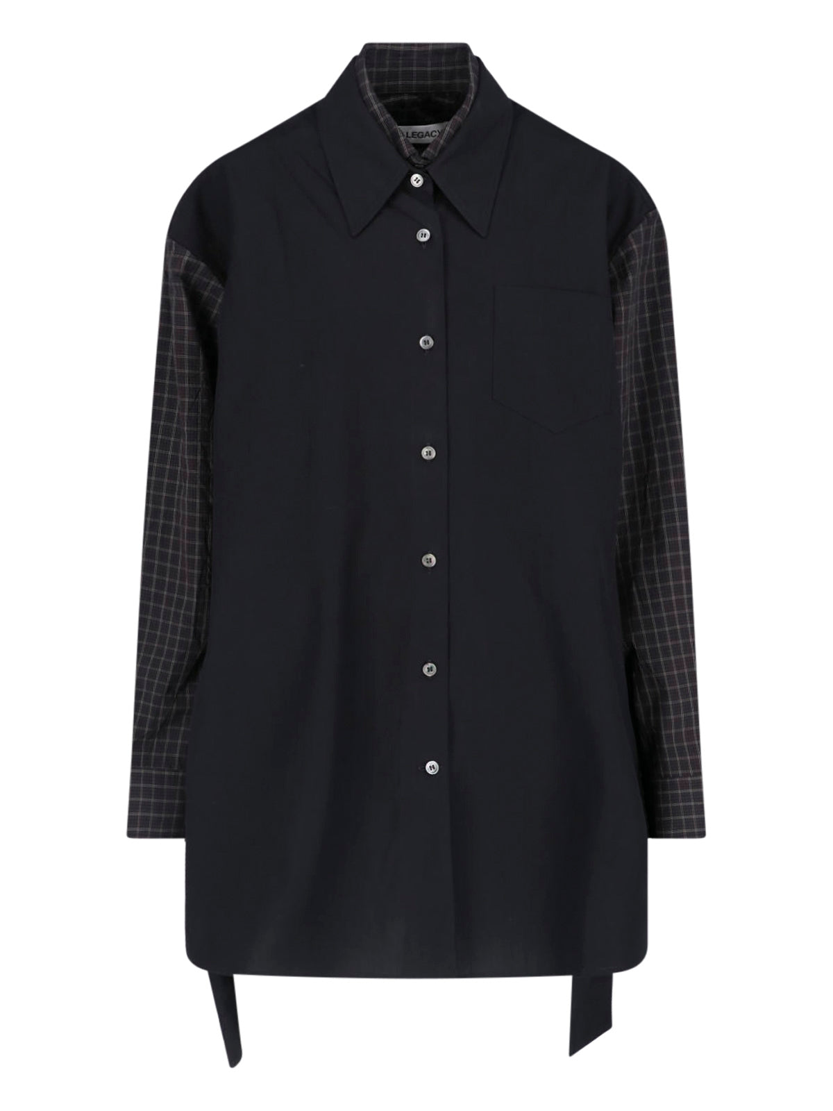 Liquid Poplin Button-Up Shirt
