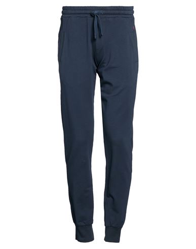 Man Pants Midnight blue Size M Cotton, Elastane
