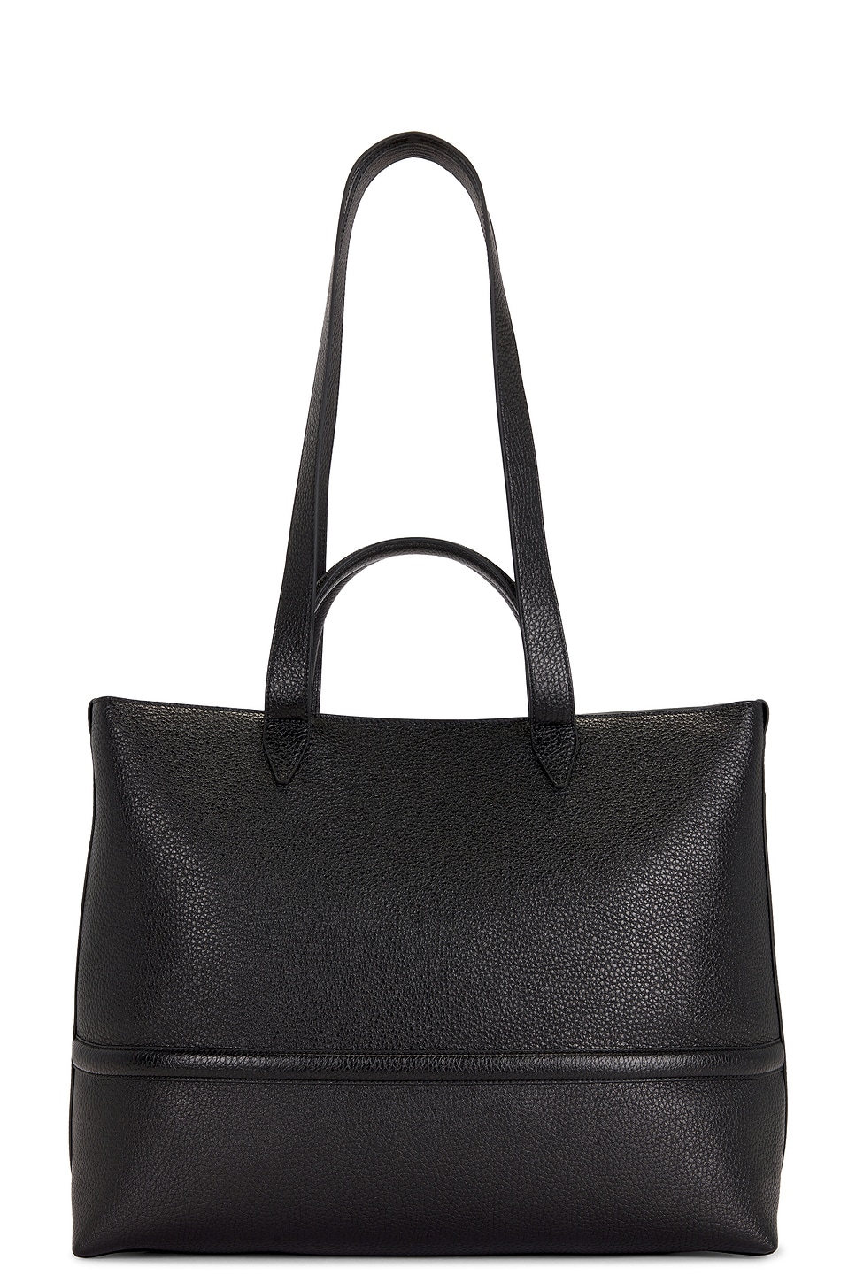 Dries Van Noten Bombe Large Bag in Black - Black. a