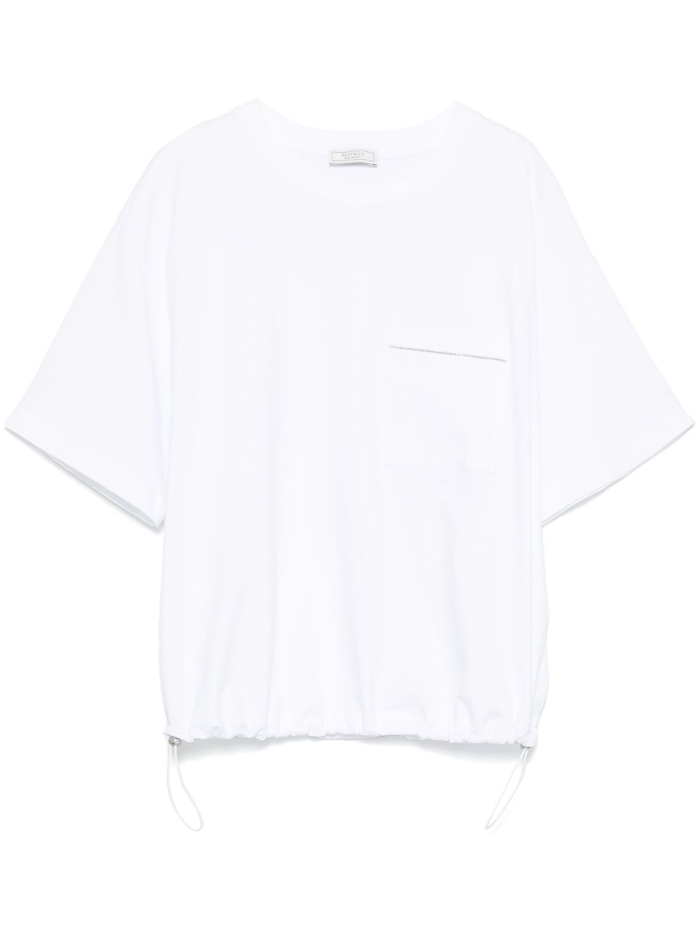Bead-embellished T-shirt - White