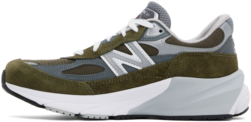 New Balance Green Made in USA 990v6 Sneakers