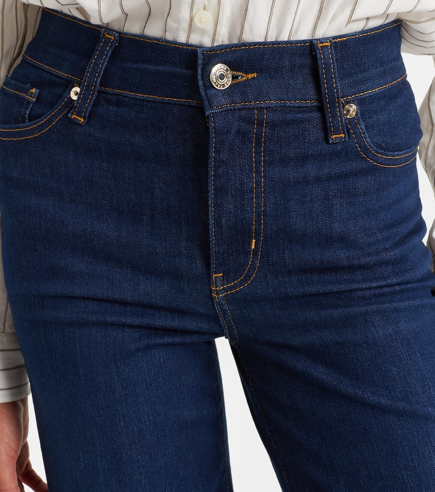 Le Slim high-rise wide-leg jeans