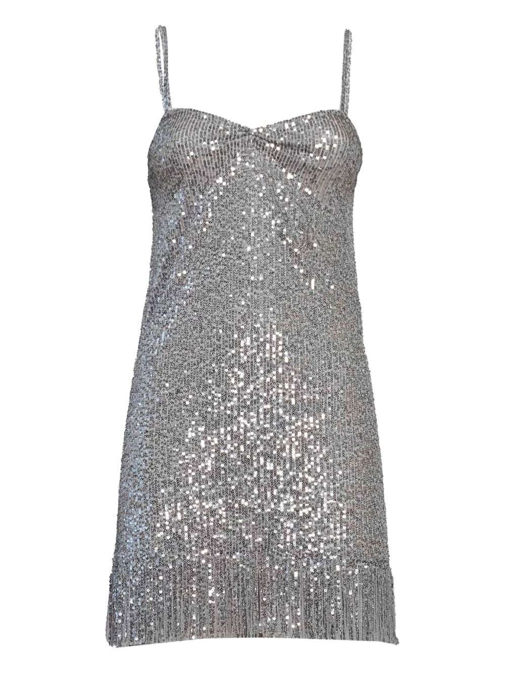 Ermanno Scervino sequin-embellished mini dress - Silver