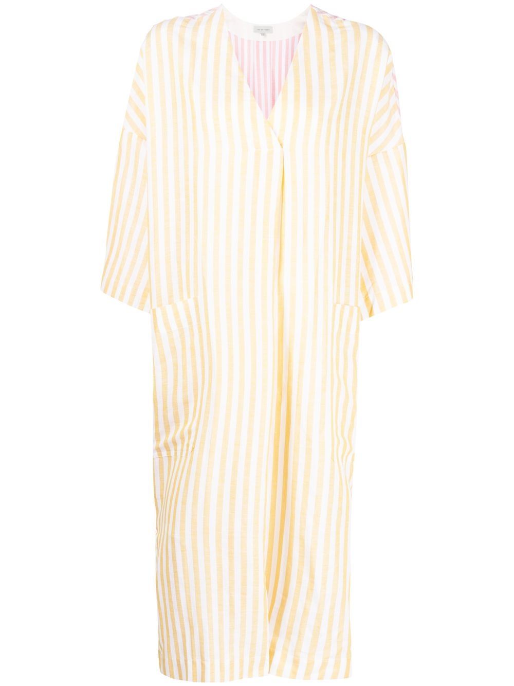 Hope stripe-print dress - Yellow