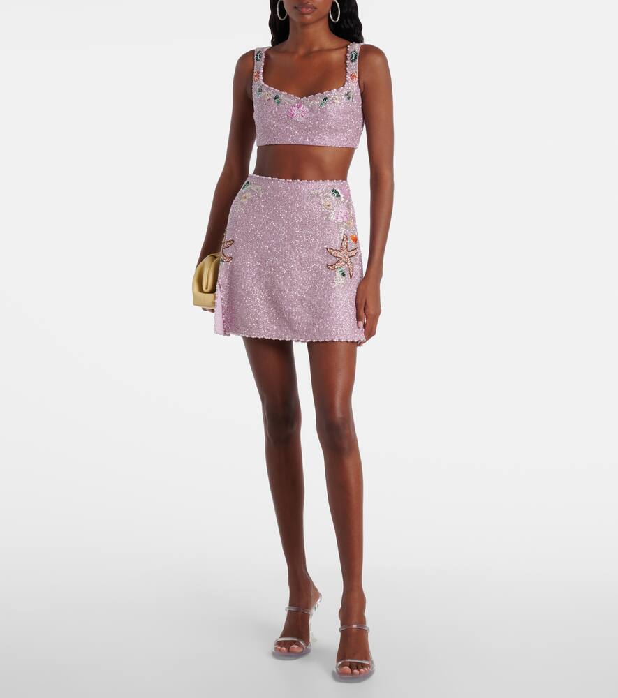 Marina embellished miniskirt