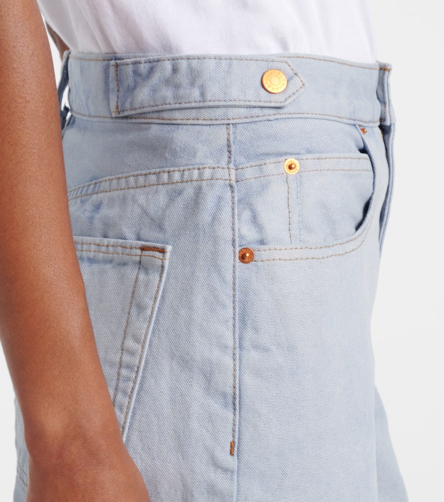Cassie mid-rise wide-leg jeans