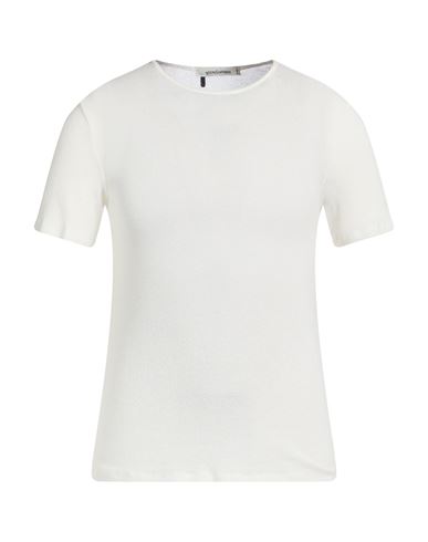 Man Sweater White Size 40 Viscose, PBT