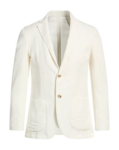 Man Blazer Ivory Size 36 Cotton, Linen, Mohair wool