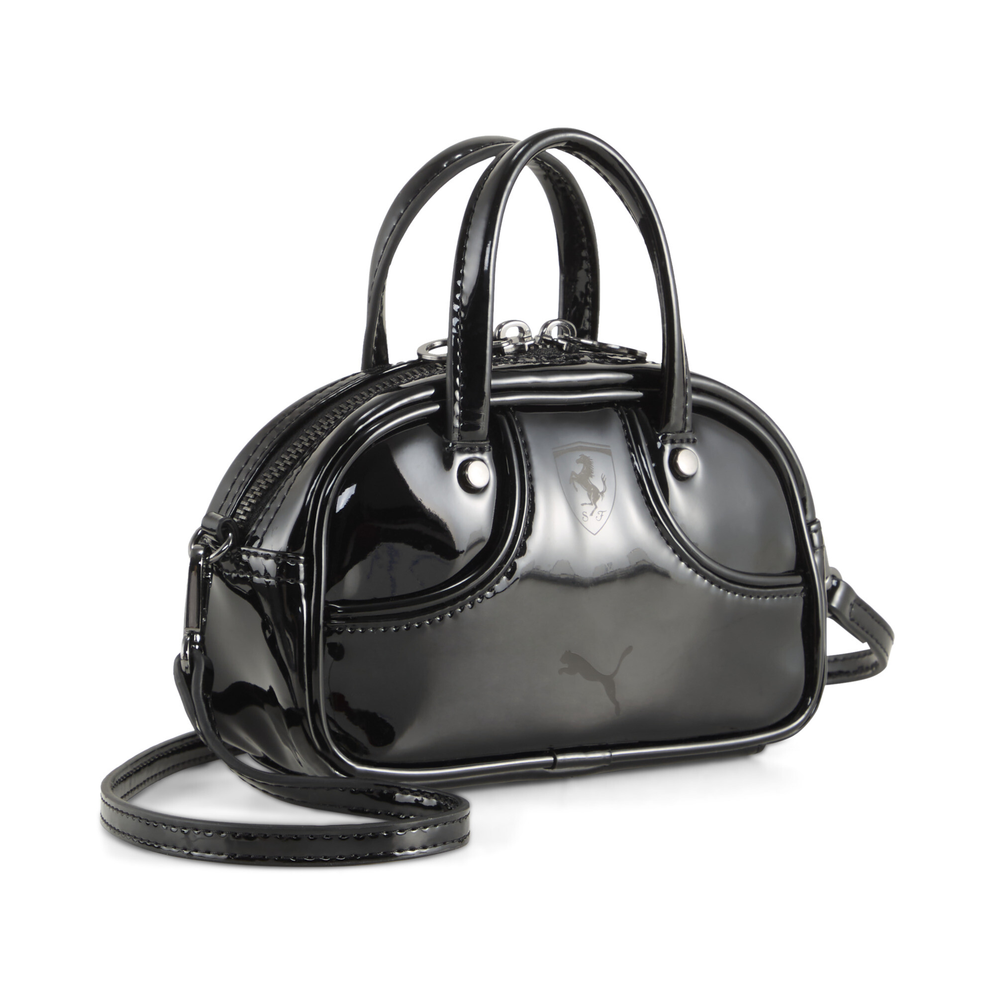 PUMA Scuderia Ferrari Micro Grip 1L Crossbody Bag in Black