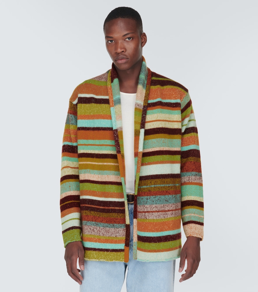 Cashmere striped jacket