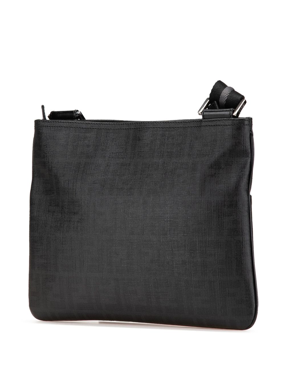 Fendi Pre-Owned 2010-2024 Zucca Coated Canvas crossbody bag - Black