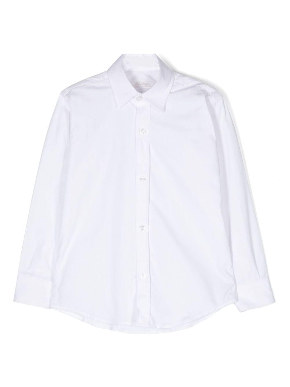 Plain cotton shirt - White
