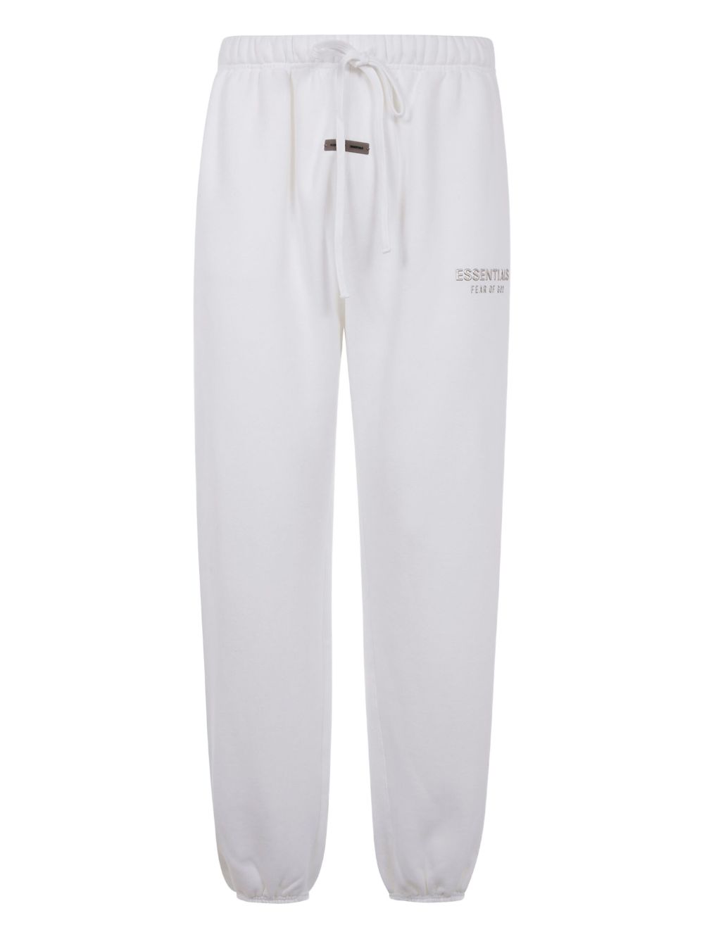 Embossed-logo track pants - White