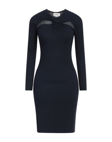Woman Mini dress Midnight blue Size ONESIZE Viscose, Polyester