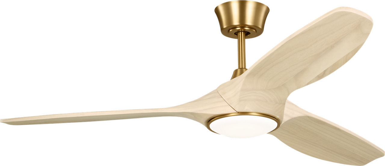Burnished Brass 52" Ceiling Fan from the Selen Collection