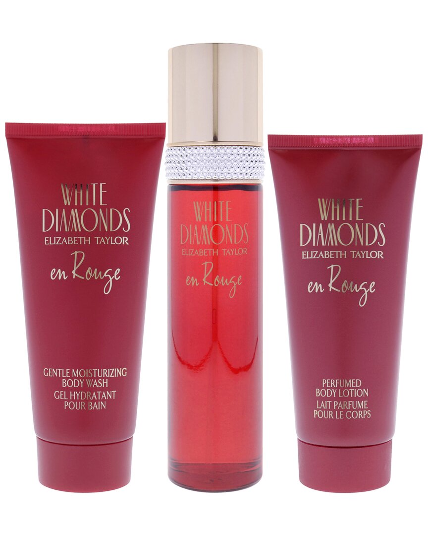 Women's White Diamonds En Rouge 3pc Gift Set