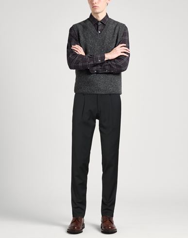 Man Pants Black Size 30 Wool, Lycra