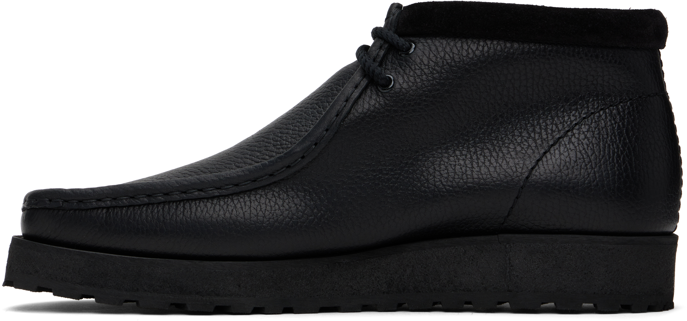Clarks Originals Black Wallabee Scout Desert Boots