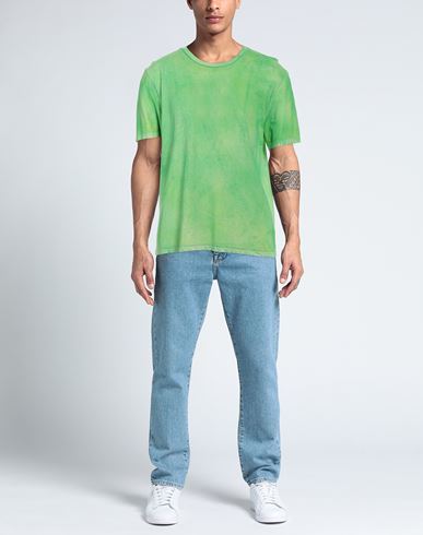 Man T-shirt Acid green