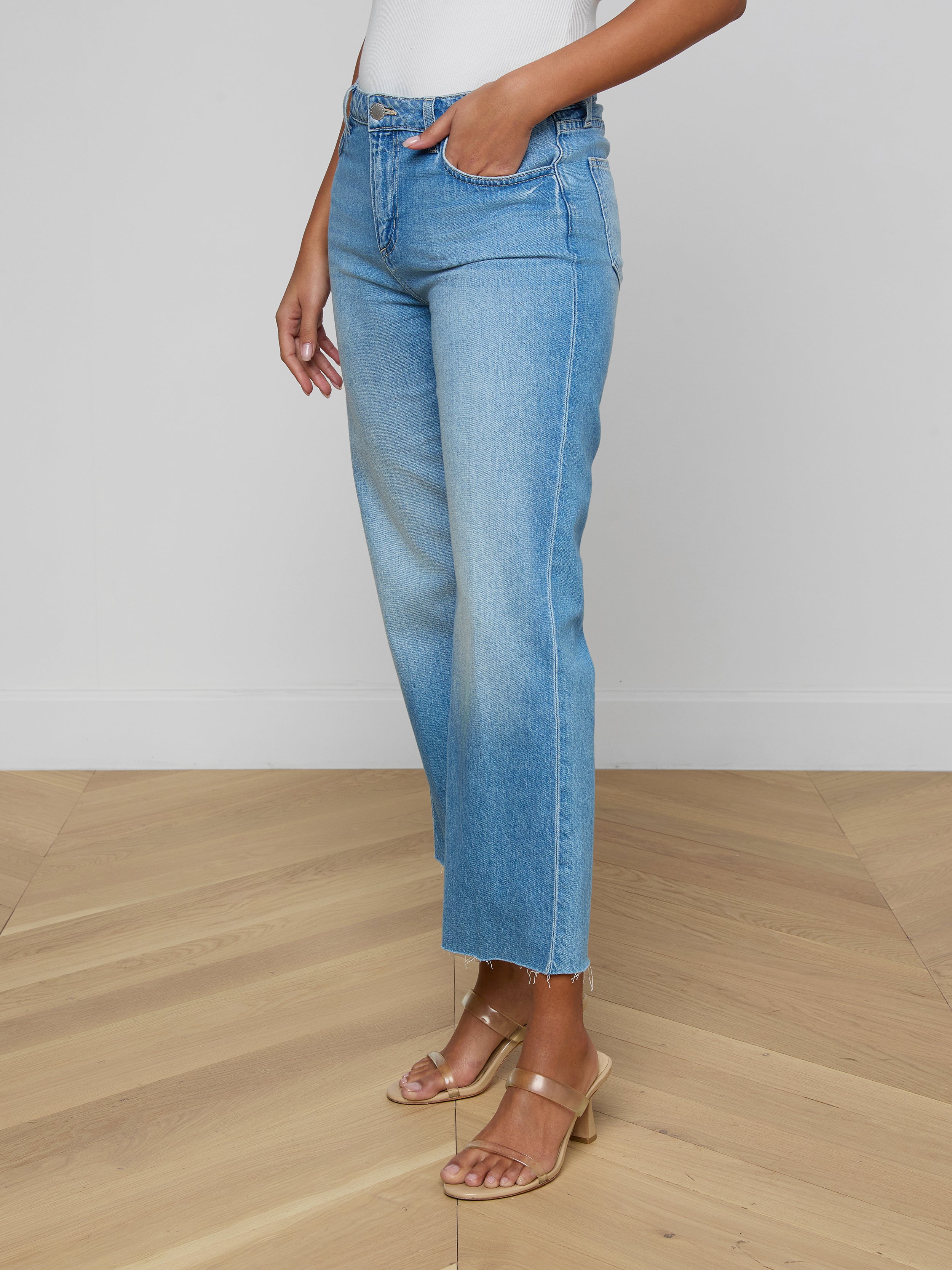 Wanda Cropped Wide-Leg Jean In Anaheim
