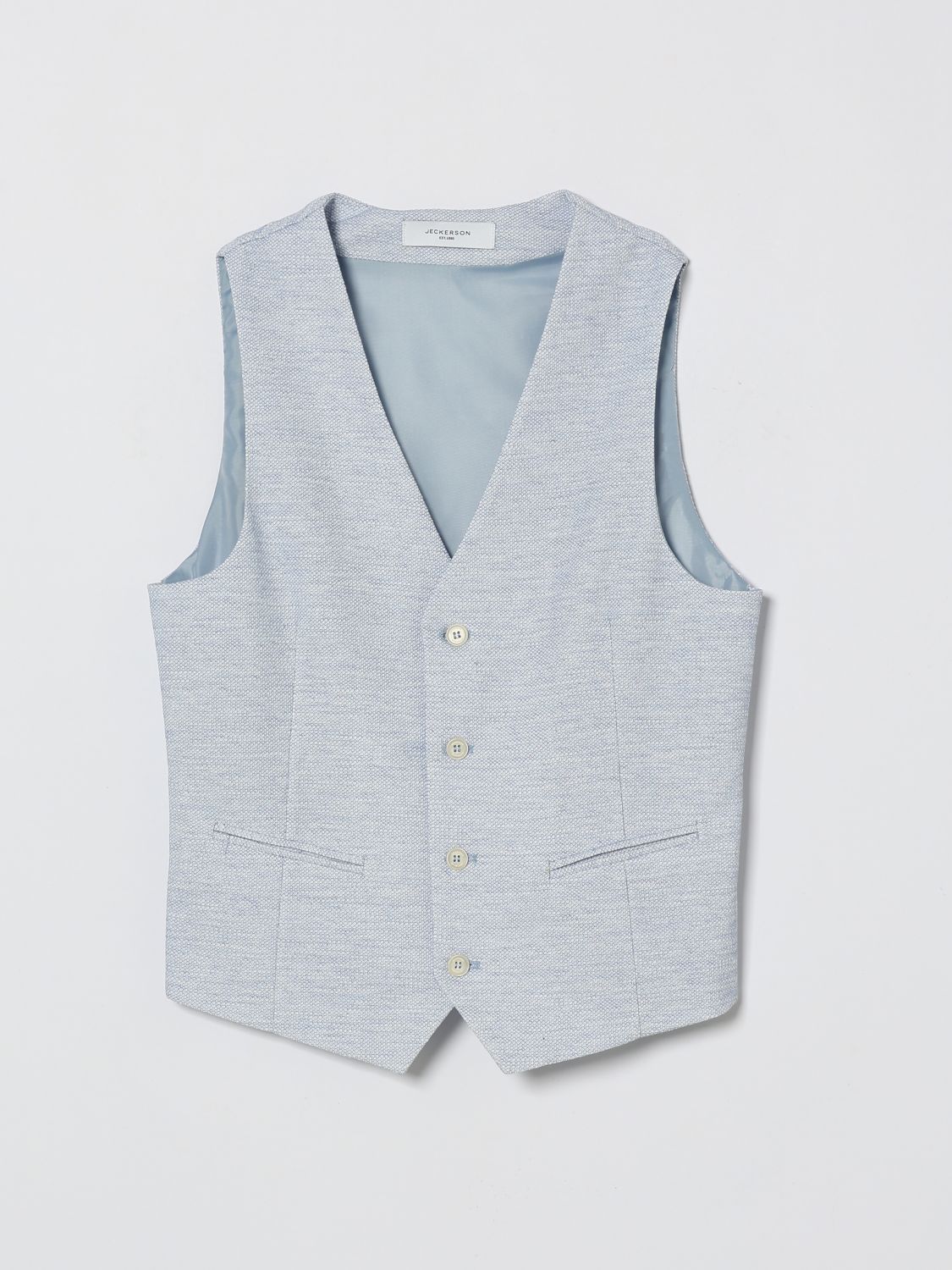 Waistcoat Kids color Gnawed Blue