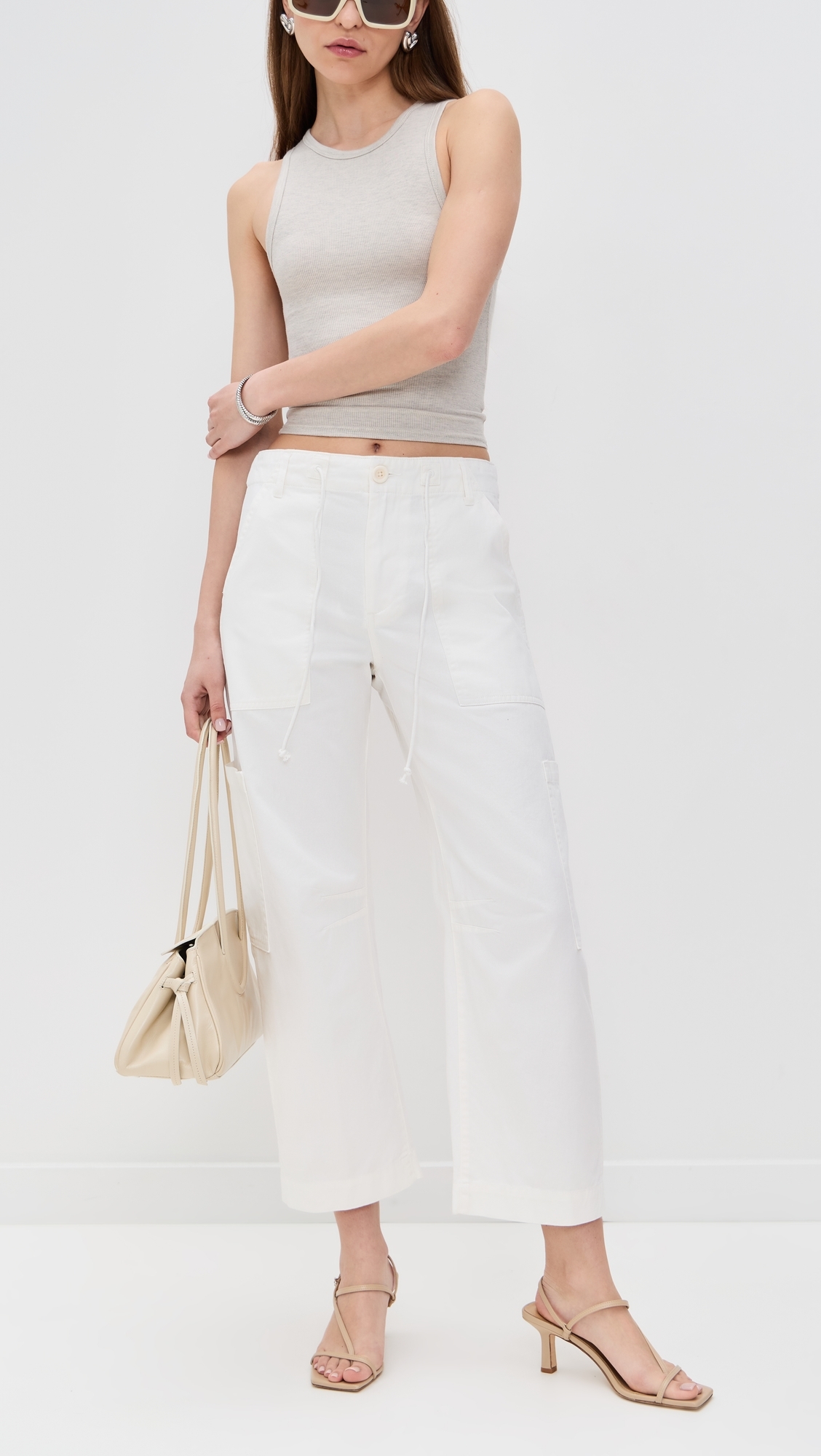 Sabrina Trousers White
