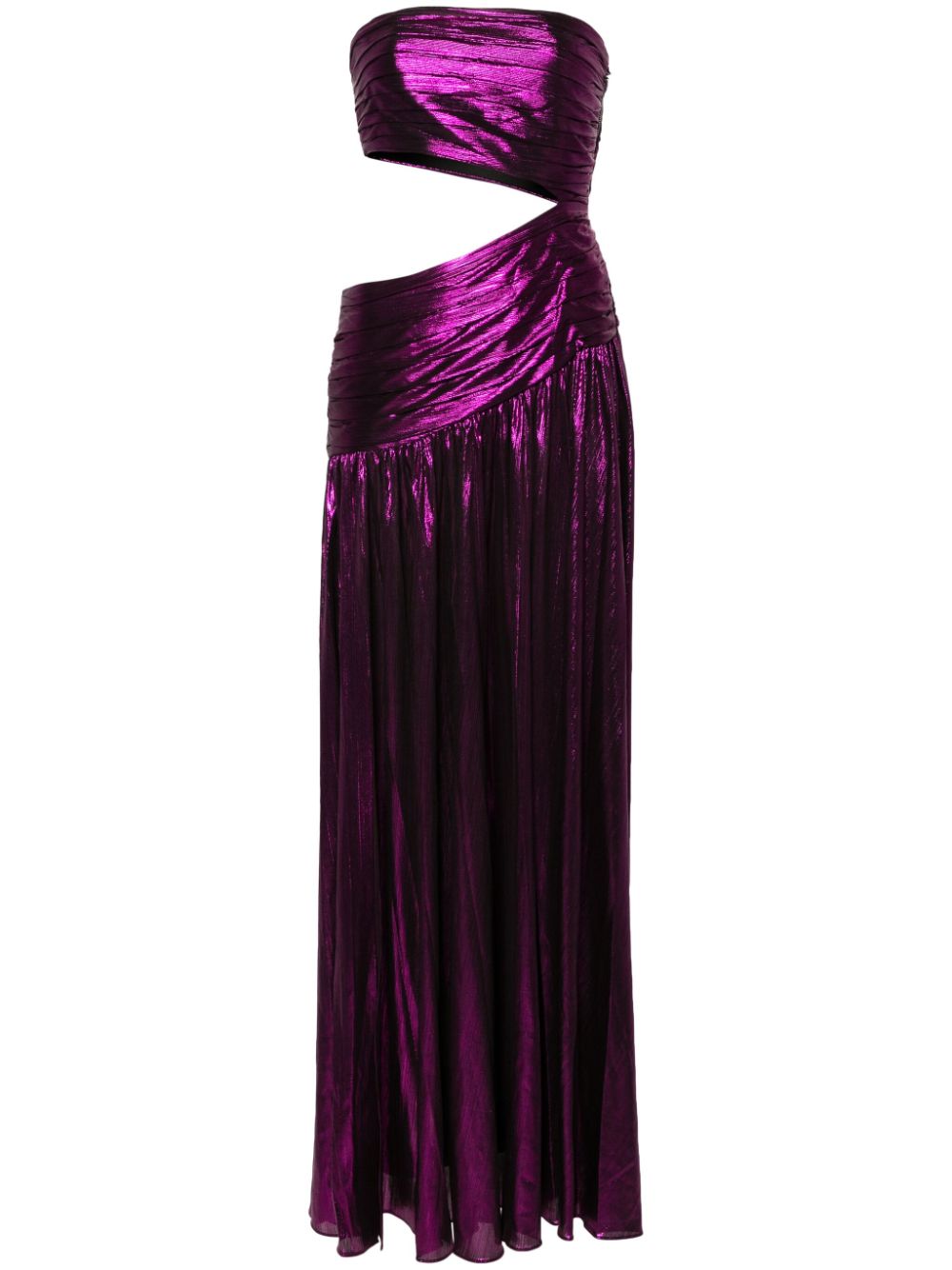 Kenna cut-out detailed maxi dress - Purple