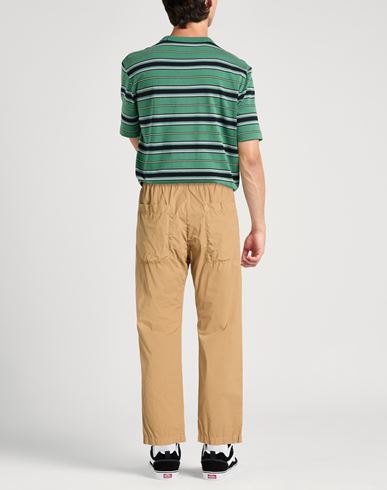 Man Pants Camel Size 36 Cotton, Elastane