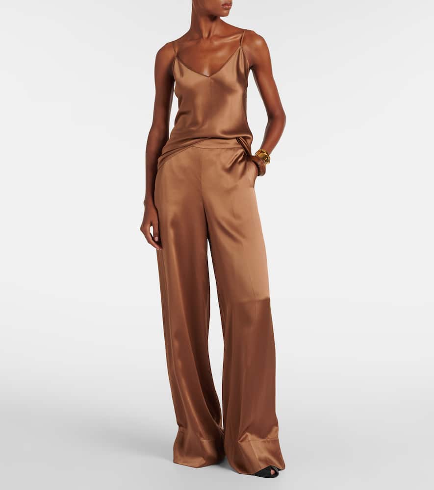 Clea silk satin camisole