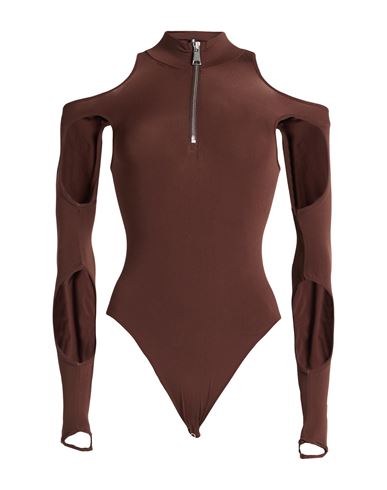 Andreādamo Woman Bodysuit Brown