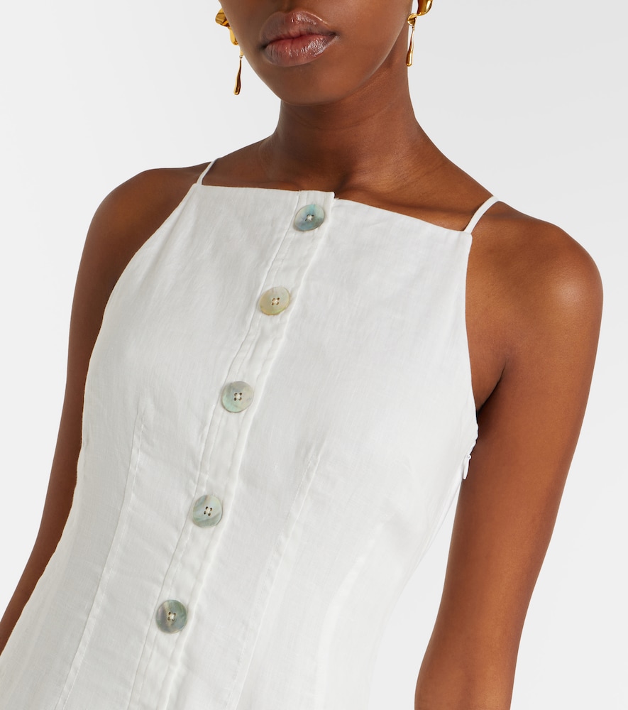 Georges linen midi dress