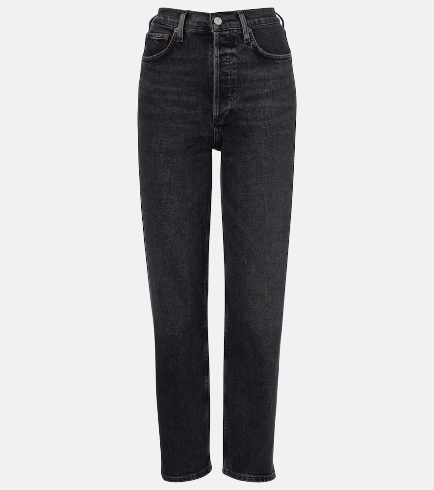 90's Pinch Waist high-rise straight jeans