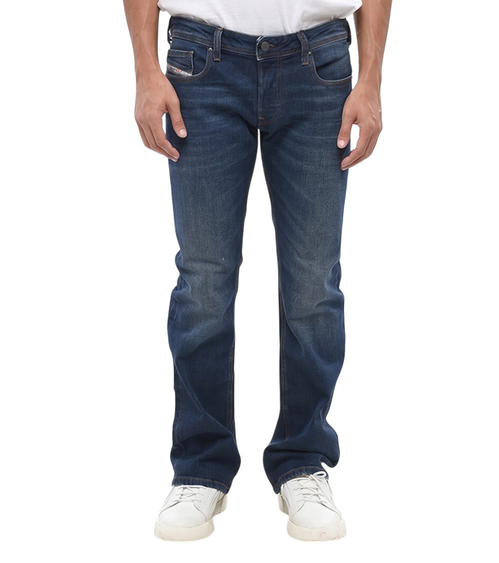 Blue Mid Rise Jeans