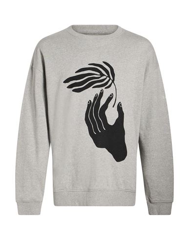 Man Sweatshirt Grey Size S Cotton