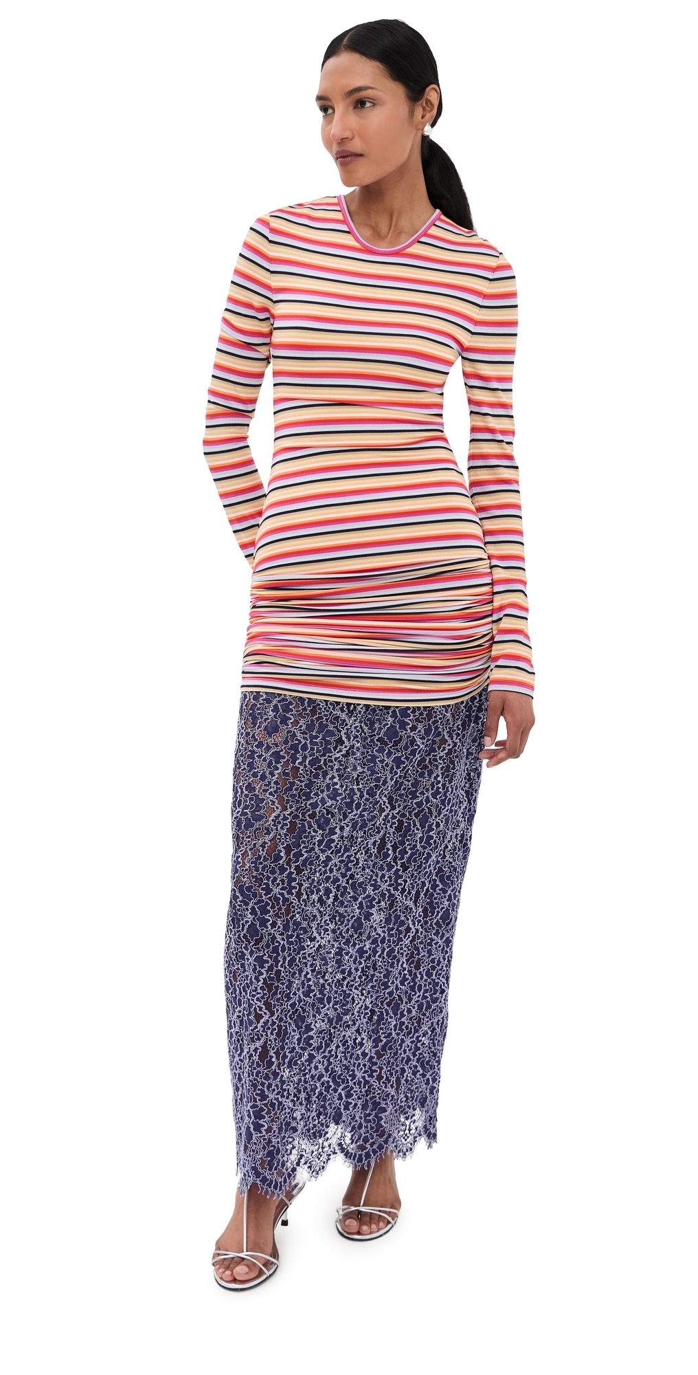 Calypso Iris Lace Dress Calypso Stripe