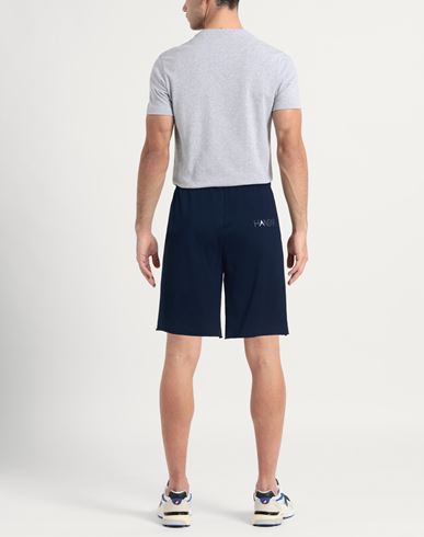 Man Shorts & Bermuda Shorts Midnight blue Size M Cotton